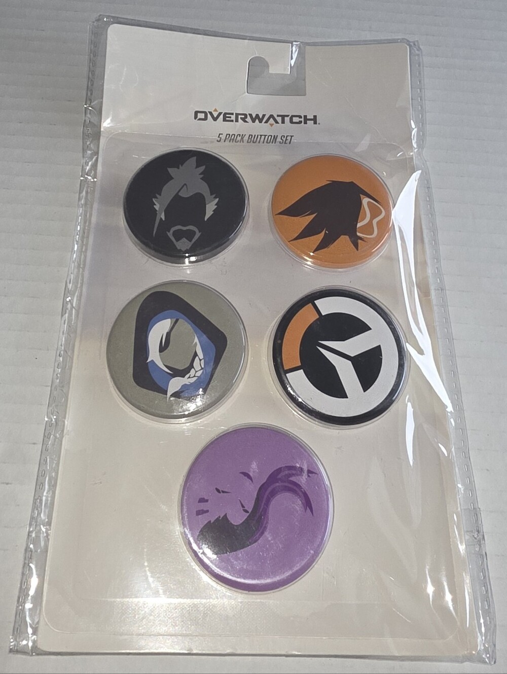 NIP Overwatch 5-Pack Button Set - Picture 2 of 4